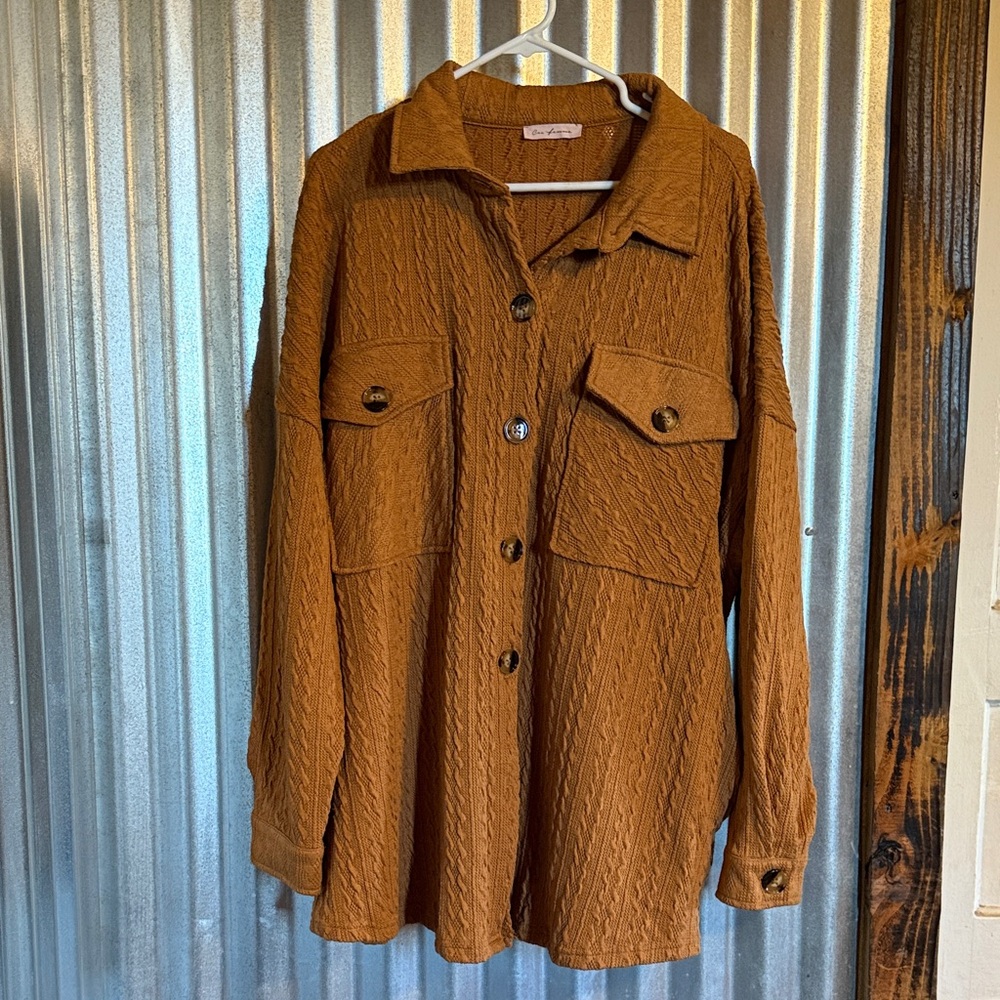 Ces Femme Tan Utility Jacket